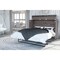 Bestar Pur 61W Full Cabinet Bed with Mattress, Bark Grey 126193-000047 - alternate 7